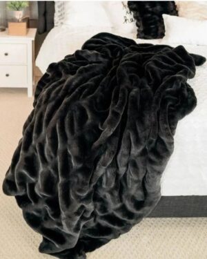 Think luxury blankets.