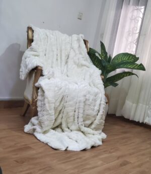 MULTI PURPOSE BLANKET! Premium super soft thick,double sided faux fur blanket